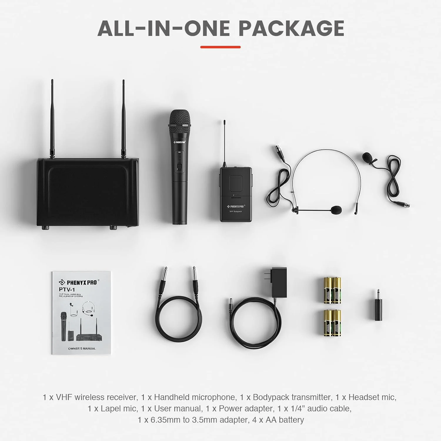 سیستم میکروفون بی سیم VHF Phenyx Pro، با میکروفون دستی، میکروفون هدست، میکروفون یقه ای، Bodypack سیستم میکروفون بی سیم VHF Phenyx Pro، با میکروفون دستی، میکروفون هدست، میکروفون یقه ای، Bodypack