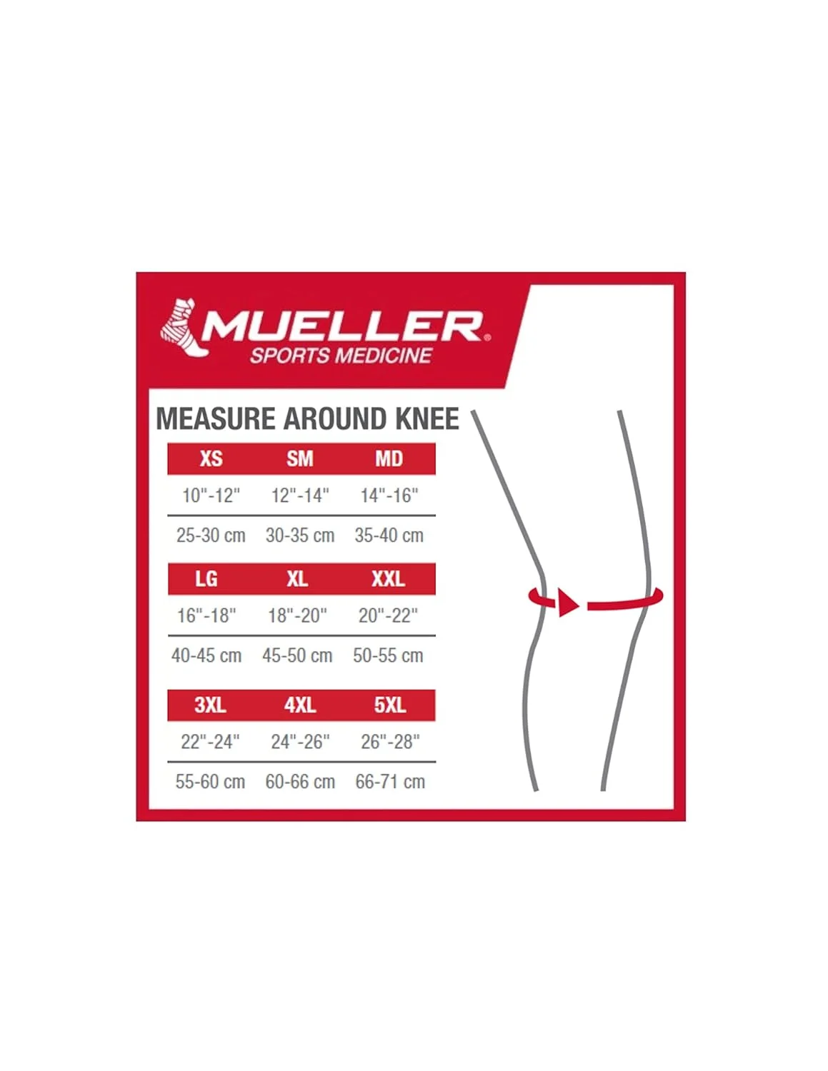 ثابت کننده زانو Mueller (متوسط) - Sports Medicine HG80 Premium، متوسط، 0.3 کیلوگرم