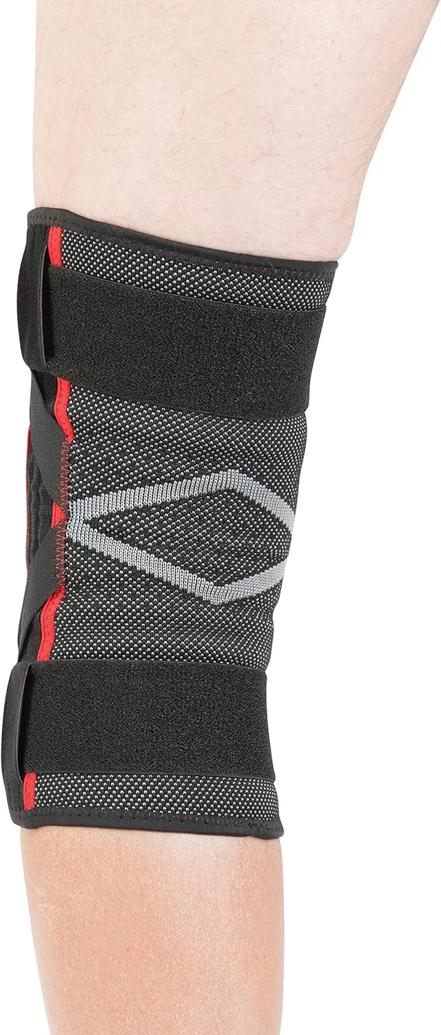 زانوبند تثبیت کننده قابل تنظیم Mueller Omniforce، مدل Aks-500، مشکی، سایز کوچک/متوسط زانوبند تثبیت کننده قابل تنظیم Mueller Omniforce، مدل Aks-500، مشکی، سایز کوچک/متوسط