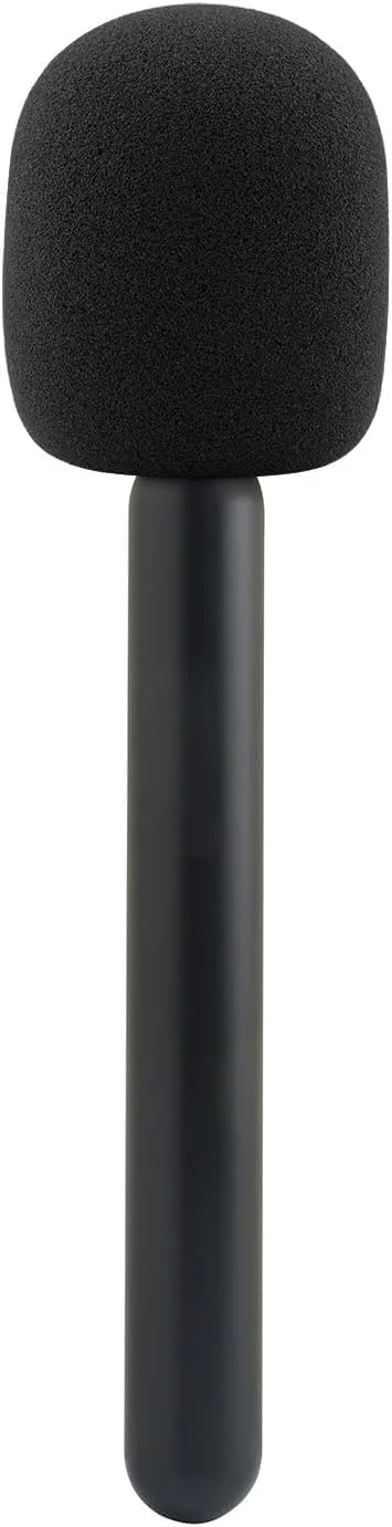 نگهدارنده پایه میکروفون برای میکروفون های 1/2 و بی سیم، آداپتور میکروفون مصاحبه بی سیم، پایه دستی برای میکروفون های چند برند