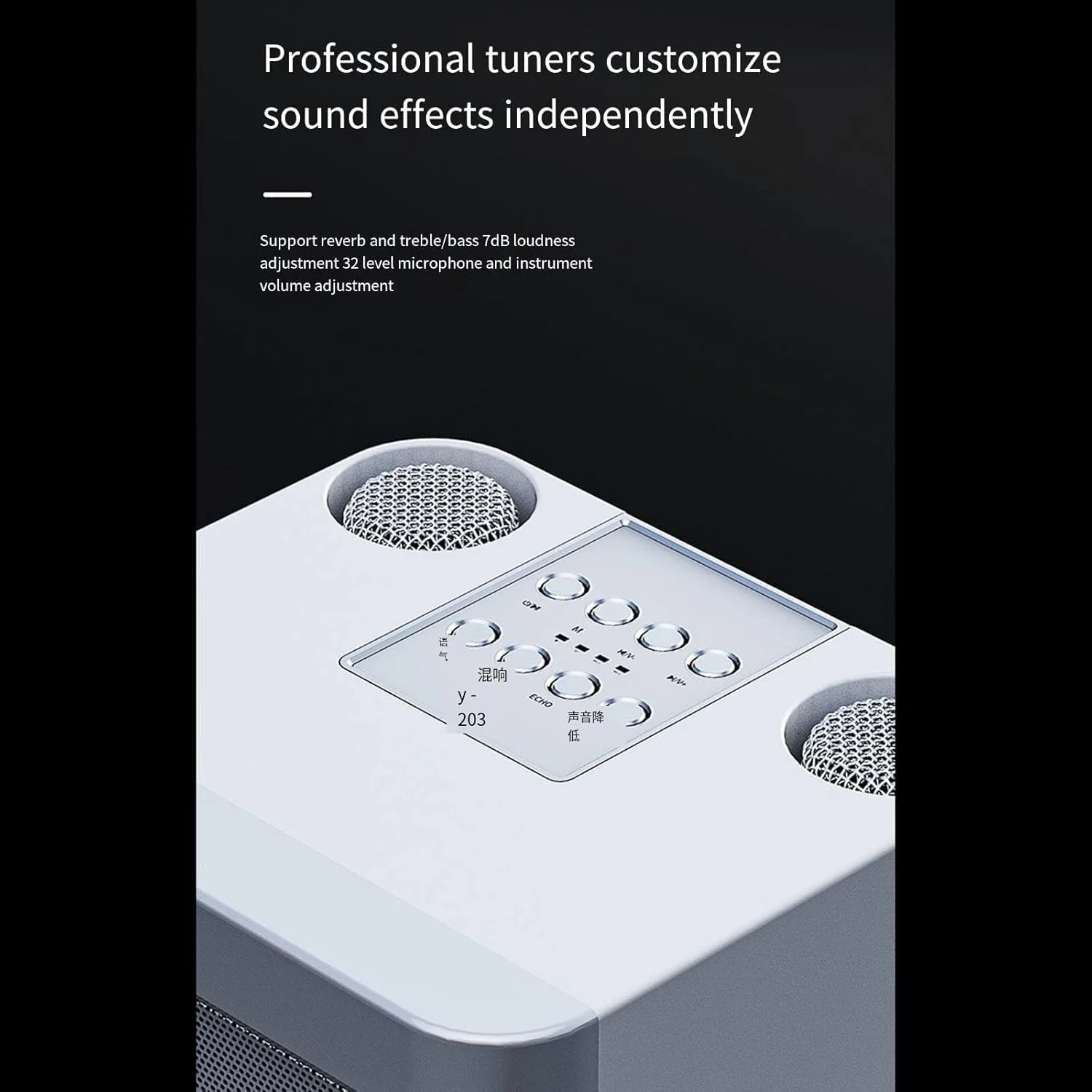 اسپیکر بلوتوث قابل حمل با میکروفون – 5.0، شارژ USB، اسپیکر بی‌سیم صدای فراگیر برای آواز خواندن و تلویزیون هوشمند (قرمز)