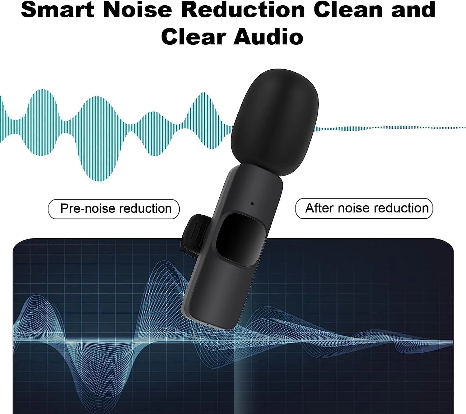 میکروفون بی سیم ELTERAZONE برای آیفون، آیپد، میکروفون گیره ای بی سیم، میکروفون ضبط صدا، میکروفون یقه ای بی سیم، میکروفون مینی، میکروفون استودیویی میکروفون بی سیم ELTERAZONE برای آیفون، آیپد، میکروفون گیره ای بی سیم، میکروفون ضبط صدا، میکروفون یقه ای بی سیم، میکروفون مینی، میکروفون استودیویی
