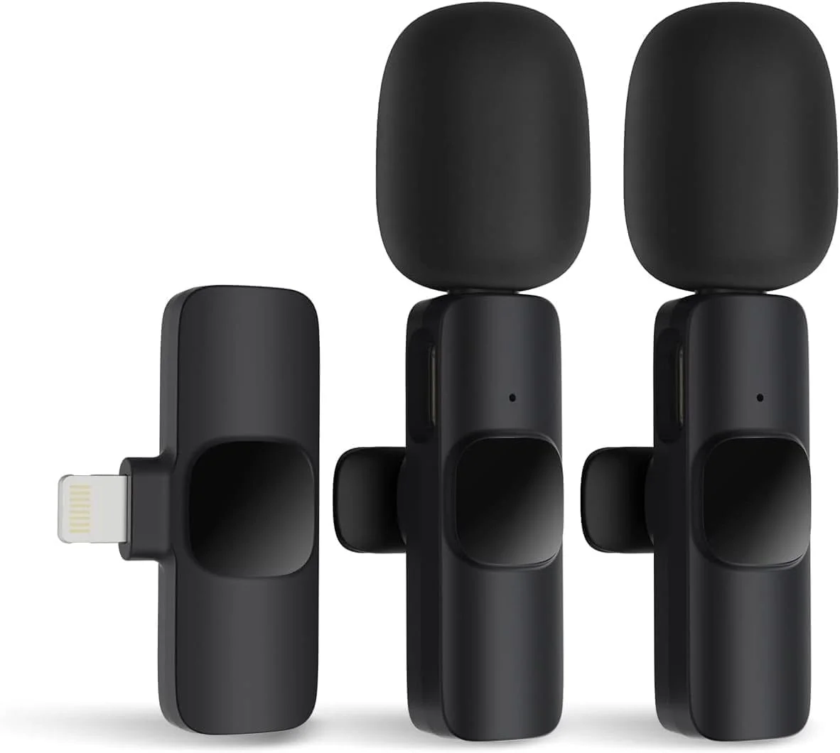 میکروفون بی سیم ELTERAZONE برای آیفون، آیپد، میکروفون گیره ای بی سیم، میکروفون ضبط صدا، میکروفون یقه ای بی سیم، میکروفون مینی، میکروفون استودیویی.