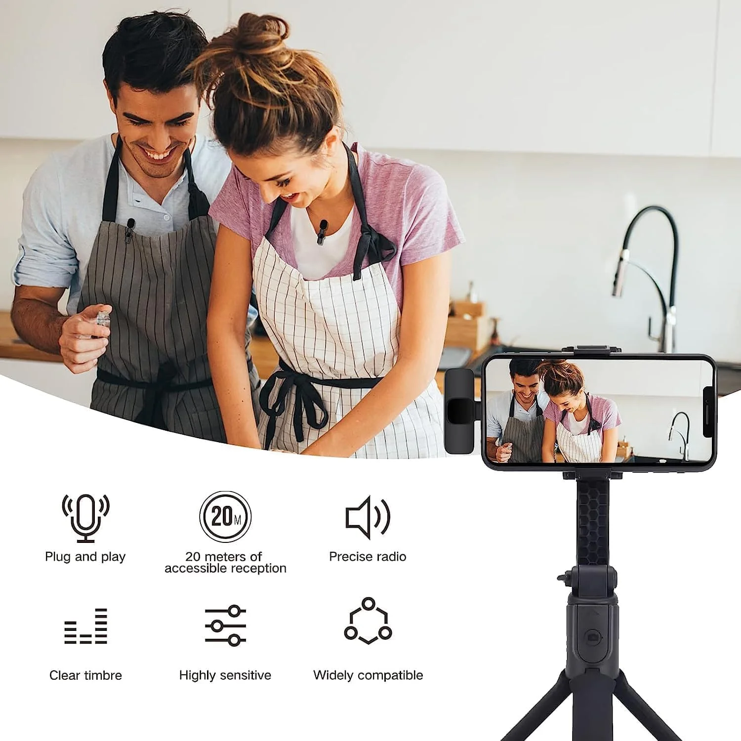 میکروفون بی سیم ELTERAZONE برای آیفون، آیپد، میکروفون گیره ای بی سیم، میکروفون ضبط صدا، میکروفون یقه ای بی سیم، میکروفون مینی، میکروفون استودیویی. میکروفون بی سیم ELTERAZONE برای آیفون، آیپد، میکروفون گیره ای بی سیم، میکروفون ضبط صدا، میکروفون یقه ای بی سیم، میکروفون مینی، میکروفون استودیویی.