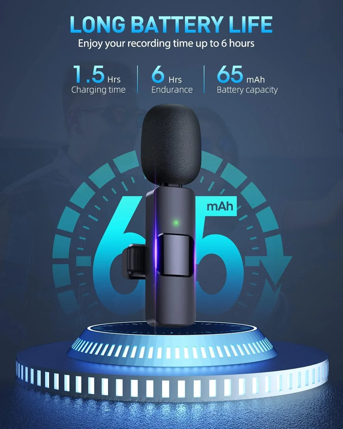 میکروفون یقه ای بی سیم ELTERAZONE برای گوشی های Type-C، میکروفون یقه ای، میکروفون بی سیم برای اندروید/لپ تاپ، میکروفون های بی سیم Plug-Play، میکروفون برای ضبط، پخش زنده میکروفون یقه ای بی سیم ELTERAZONE برای گوشی های Type-C، میکروفون یقه ای، میکروفون بی سیم برای اندروید/لپ تاپ، میکروفون های بی سیم Plug-Play، میکروفون برای ضبط، پخش زنده