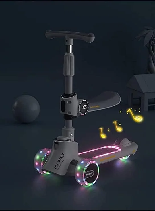 اسکوتر 5 در 1 نئو کلاسیک برای کودکان - چراغ های LED چرخ، فرمان قابل تنظیم، صندلی تاشو - قابلیت نشستن یا ایستادن با ترمز مناسب برای سنین 1 تا 12 سال اسکوتر 5 در 1 نئو کلاسیک برای کودکان - چراغ های LED چرخ، فرمان قابل تنظیم، صندلی تاشو - قابلیت نشستن یا ایستادن با ترمز مناسب برای سنین 1 تا 12 سال