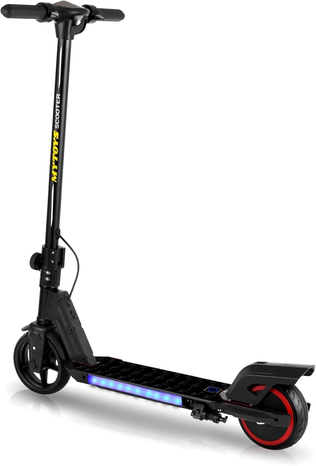 اسکوتر برقی تاشو سریع Mytoys موتور 150 وات باتری 24 ولت 2.5 آمپر چراغ های LED عرشه ضد لغزش اسکوتر برقی باتری دار برای کودکان تایر جاده اسکوتر برقی تاشو سریع Mytoys موتور 150 وات باتری 24 ولت 2.5 آمپر چراغ های LED عرشه ضد لغزش اسکوتر برقی باتری دار برای کودکان تایر جاده