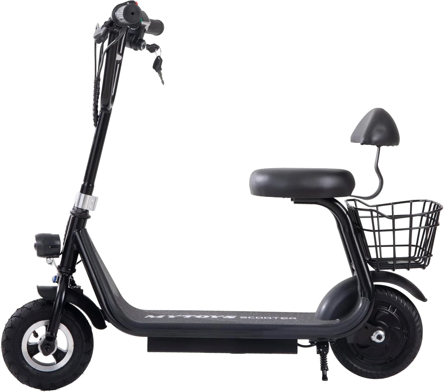 اسکوتر برقی کودکانه Mytoys MT340 با صندلی، چراغ LED، موتور 250 وات، سه حالت سرعت، سرعت 25 کیلومتر در ساعت (مشکی) اسکوتر برقی کودکانه Mytoys MT340 با صندلی، چراغ LED، موتور 250 وات، سه حالت سرعت، سرعت 25 کیلومتر در ساعت (مشکی)