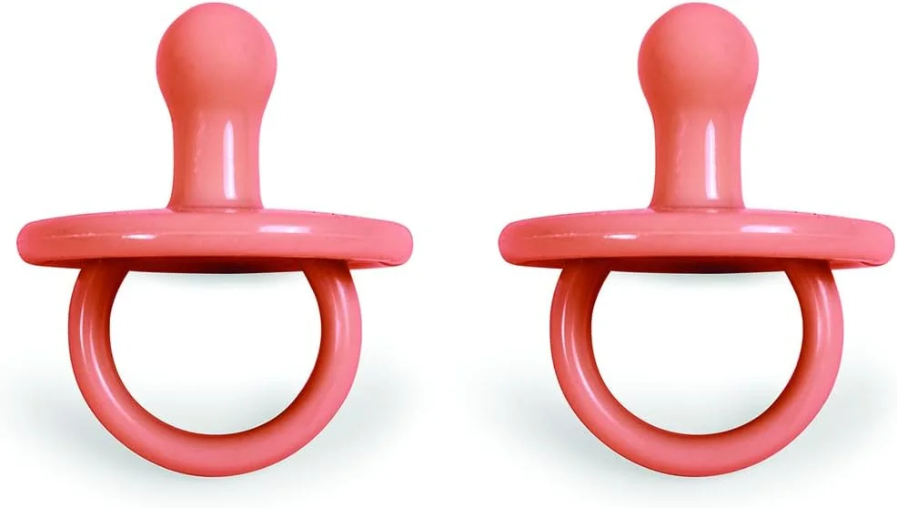 پستانک سیلیکونی فیلیبابا 2 عددی، مرجانی