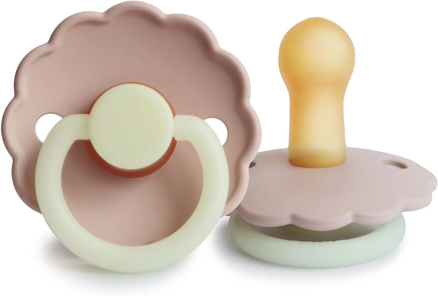 پستانک ارتودنسی لاتکس کودک فریگ طرح دیزی 6-18 ماه بسته 1 عددی رنگ سرخابی شب - سایز 2