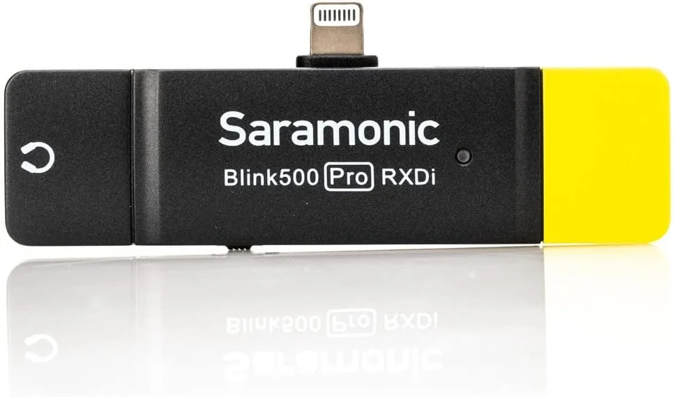 گیرنده میکروفون وایرلس دو کاناله لایتنینگ سارامونیک BLINK 500 RXDI برای آیفون و آیپد