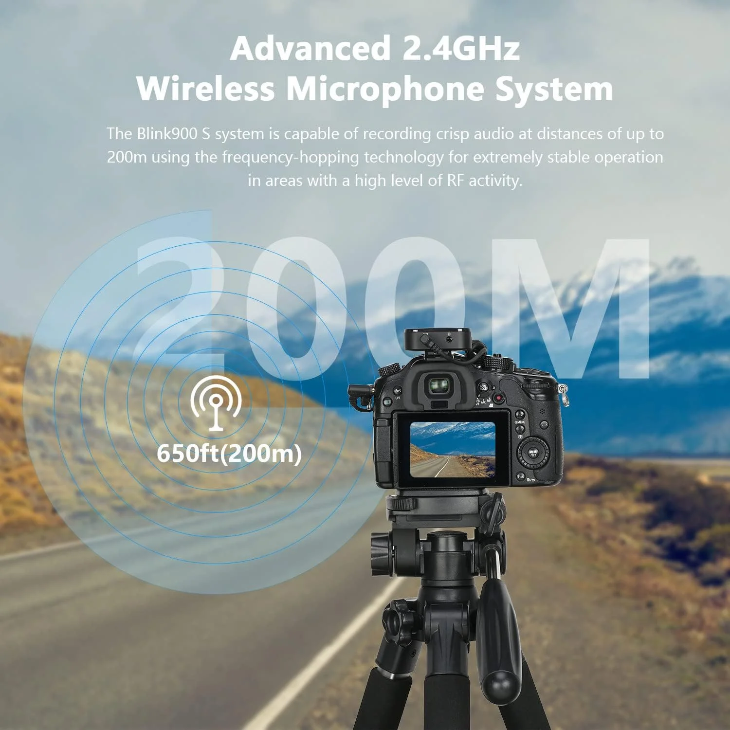 میکروفون یقه ای بی سیم سارامونیک Blink900 S1 برای دوربین، فیلمبرداری، DSLR، کامپیوتر، دو کاناله، عمر باتری 6 ساعته، انتقال 656 فوتی، میکروفون یقه ای بی سیم برای ضبط ویدیو، ولاگ، پخش زنده