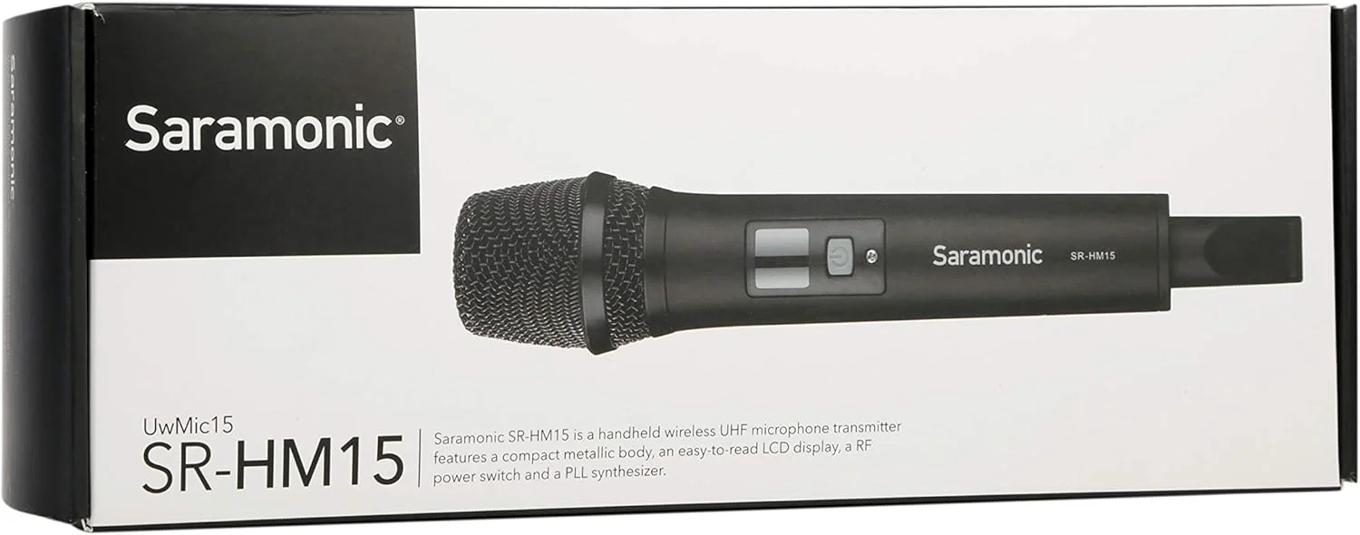 میکروفون دستی بی سیم UHF سارامونیک Uwmic15 Sr-HM15 (Sr-HM15) برای مصاحبه