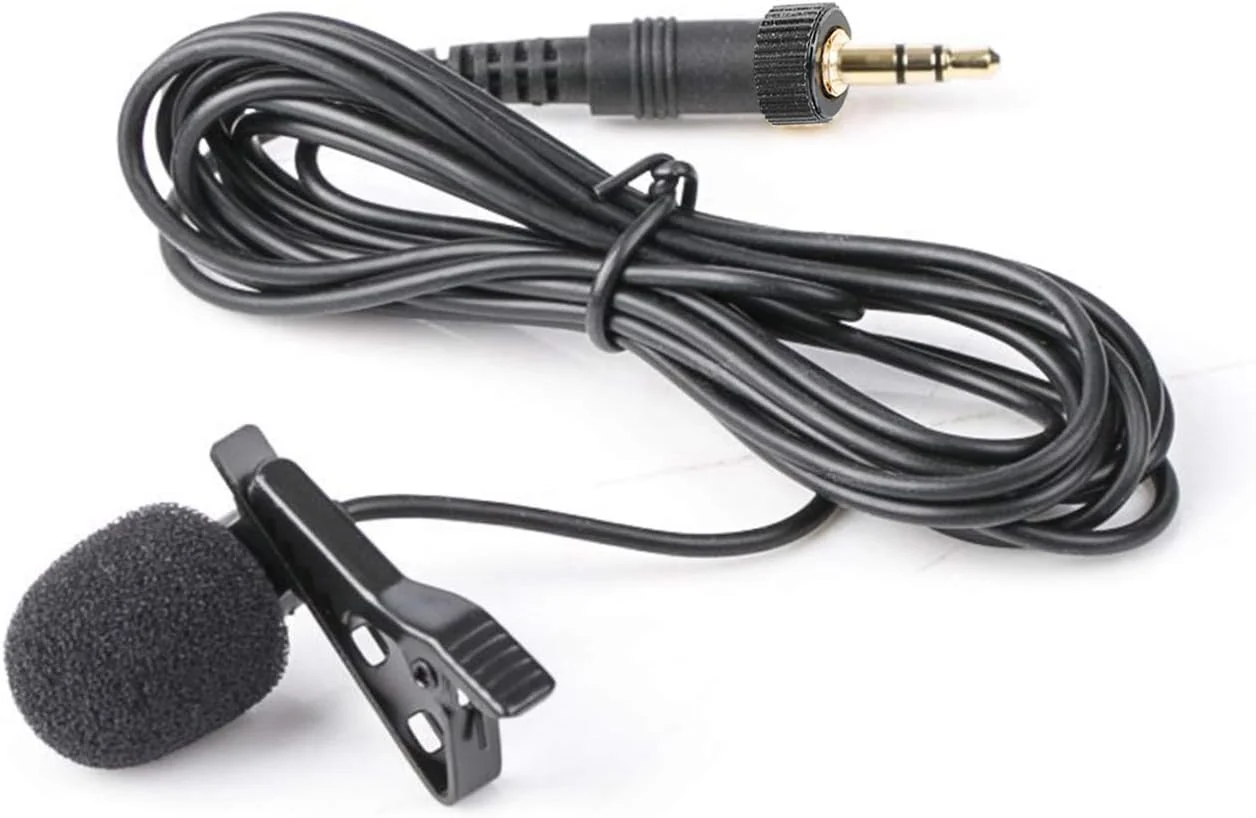 میکروفون یقه ای جایگزین Saramonic SR-UM10-M1 با پیچ قفل شونده 3.5 میلی متری برای فرستنده TX9/TX10 و سیستم های میکروفون بی سیم UwMic9، UwMic10