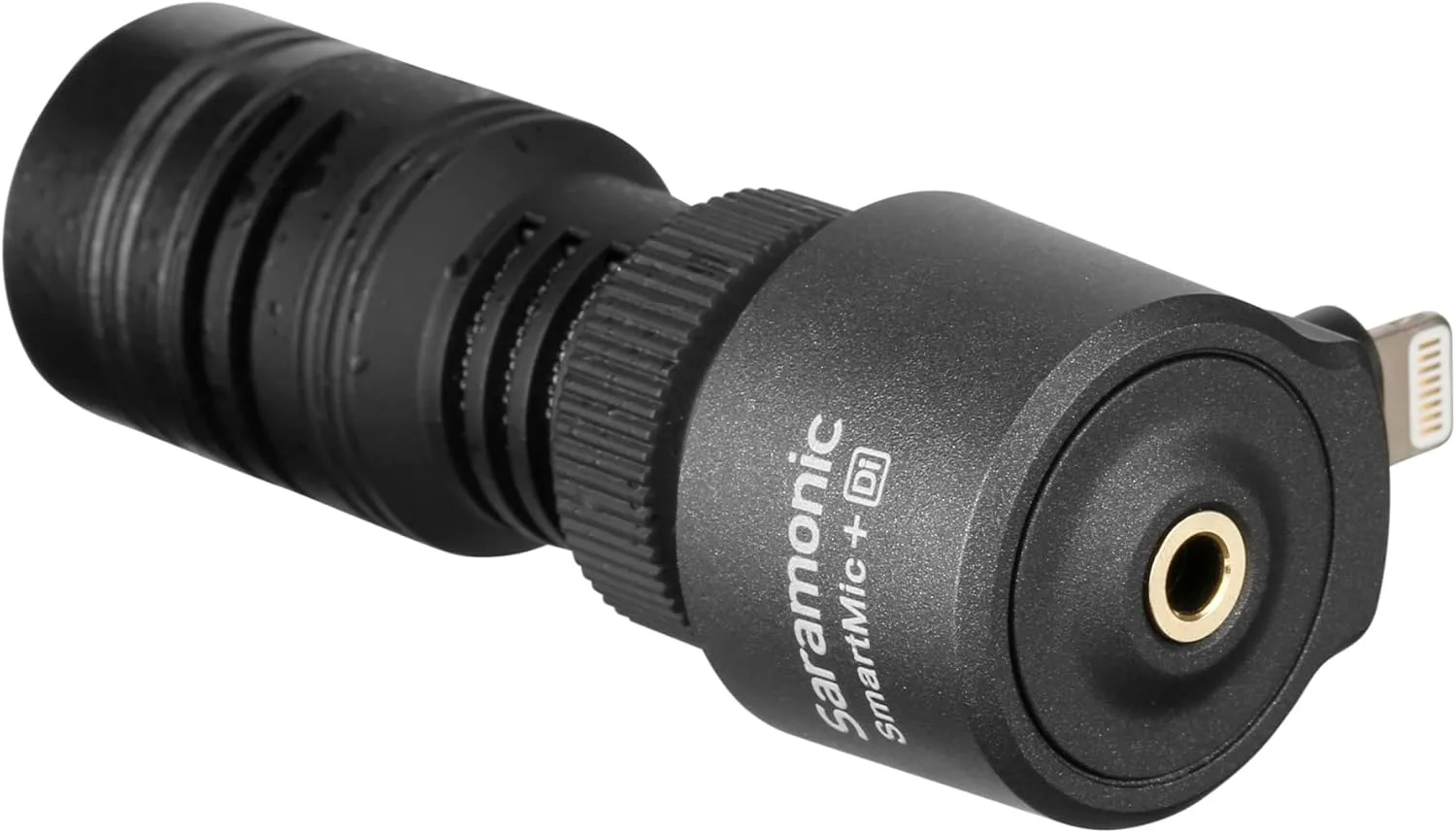 میکروفون مینی حرفه ای Saramonic با قابلیت اتصال آسان برای دستگاه های iOS، تلفن همراه، ولاگ، پخش و ضبط صدا - مشکی