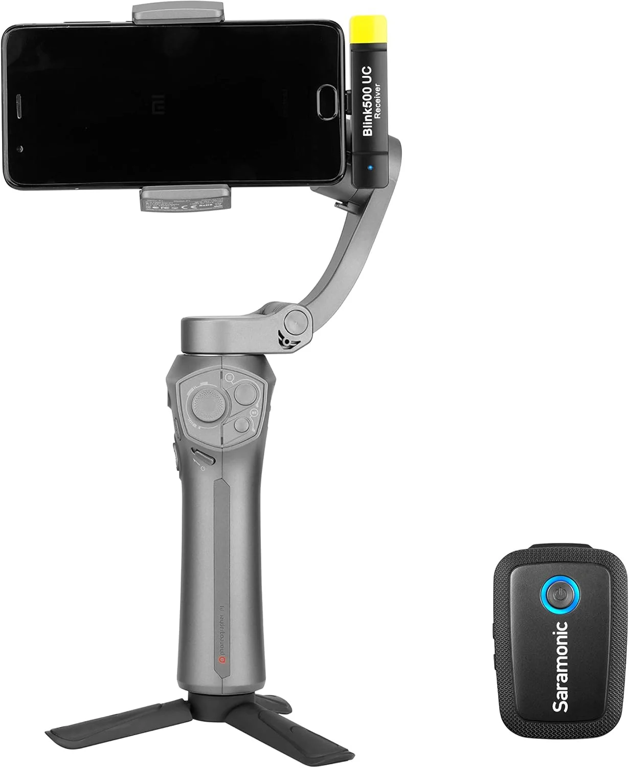 سیستم میکروفون بیسیم گیرهای فوقالعاده فشرده 2.4 گیگاهرتزی سارامونیک Blink 500 B5 با گیرنده USB-C دو کاناله بدون باتری و میکروفون یقهای برای تلفنهای هوشمند یا تبلتهای اندرویدی، کامپیوترها و موارد دیگر سیستم میکروفون بیسیم گیرهای فوقالعاده فشرده 2.4 گیگاهرتزی سارامونیک Blink 500 B5 با گیرنده USB-C دو کاناله بدون باتری و میکروفون یقهای برای تلفنهای هوشمند یا تبلتهای اندرویدی، کامپیوترها و موارد دیگر