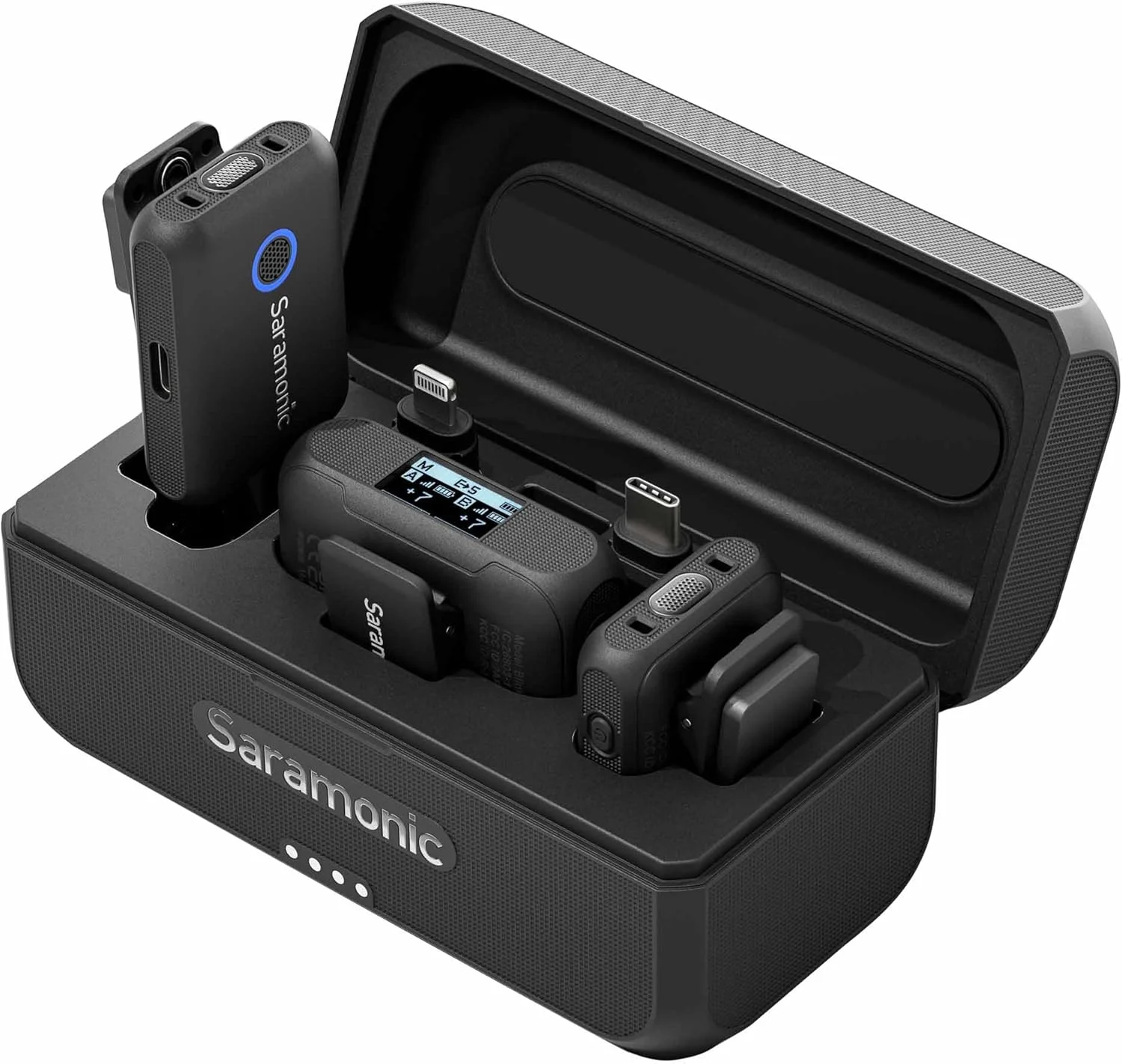 سیستم میکروفون بی‌سیم دیجیتال دو نفره سارامونیک Blink 500 B2+ Micro برای دوربین‌ها، تلفن‌های هوشمند و کامپیوترها