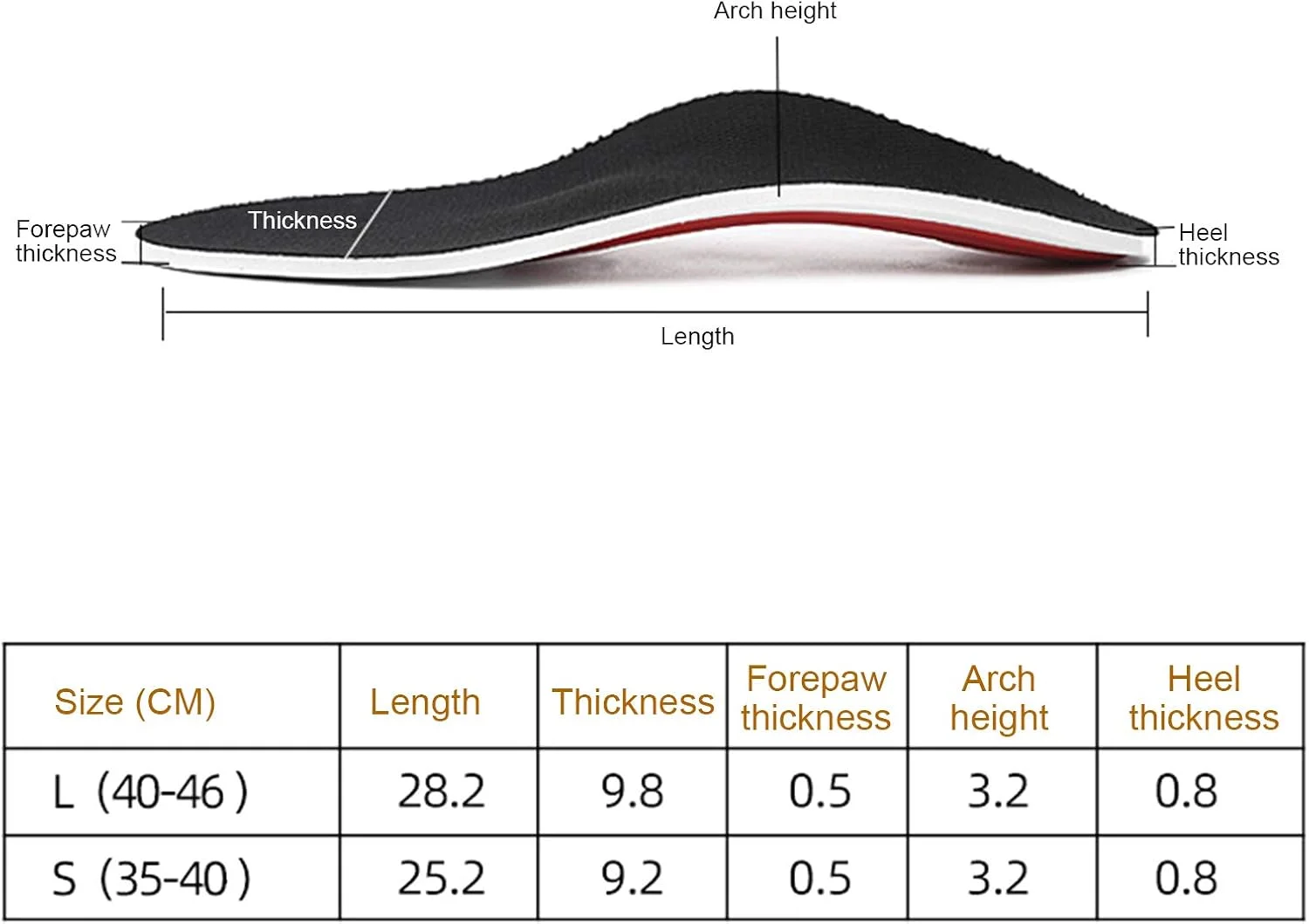 کفی طبی اورتوتیک EVA Hingers - کفی تنفسی کشسان برای دویدن - پد زیره کفش مردانه و زنانه