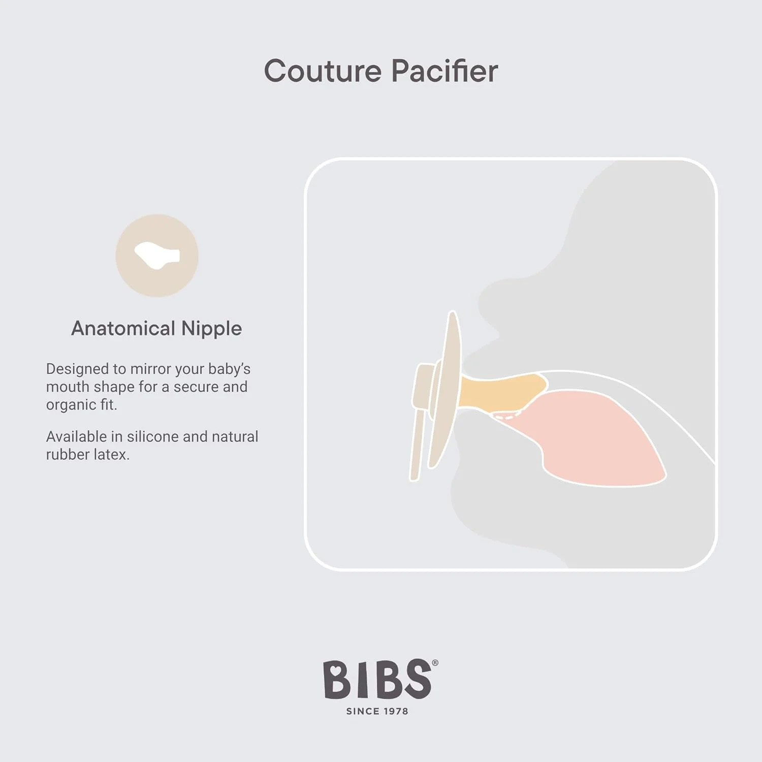 پستانک بیبز کوتور (سیلیکونی) سایز 1 - نوزاد (0-6 ماه) 2 عددی - مرغزار/زمین