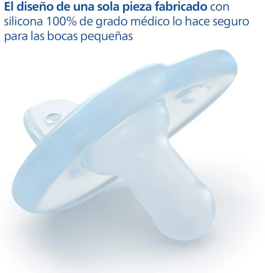 اونت فیلیپس SCF099/21 پستانک ارتودنسی 0-6 ماه، بسته دوتایی، سبز/آبی