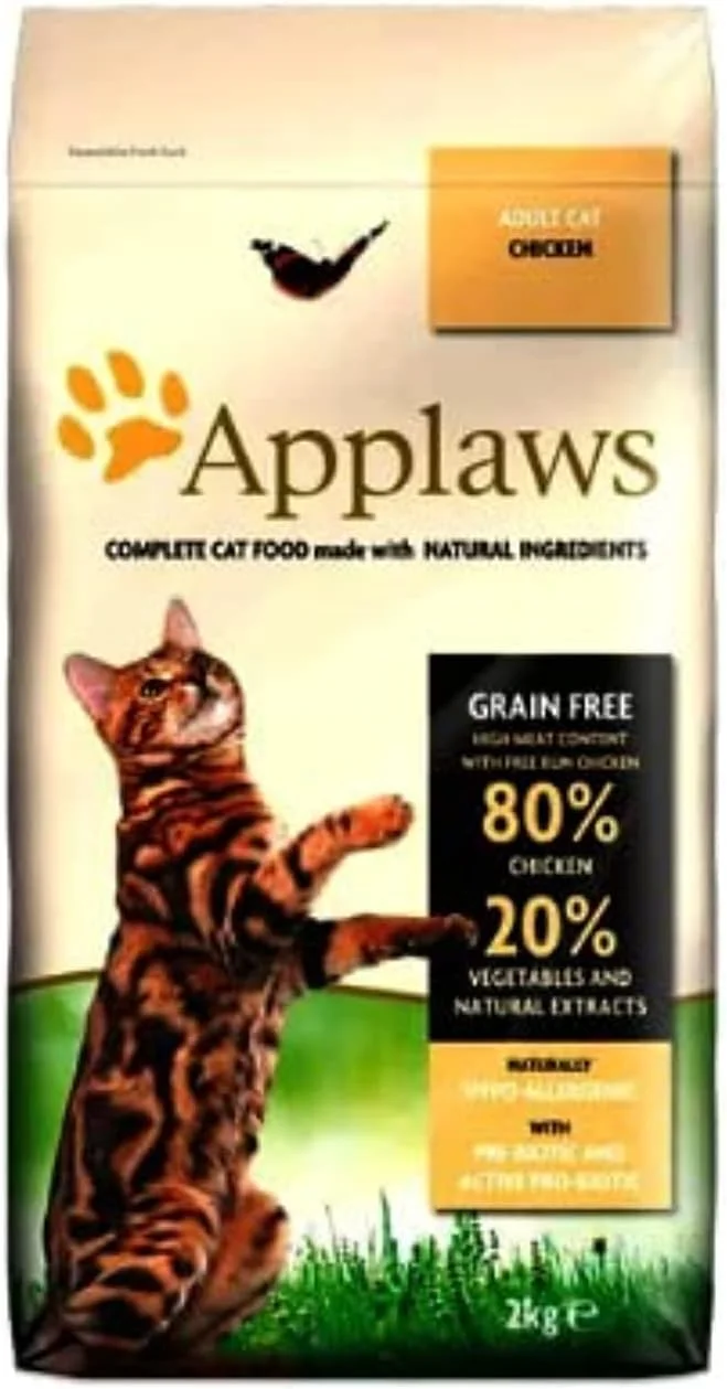 غذای خشک گربه بالغ طعم مرغ اپلاوز (2 کیلوگرم)