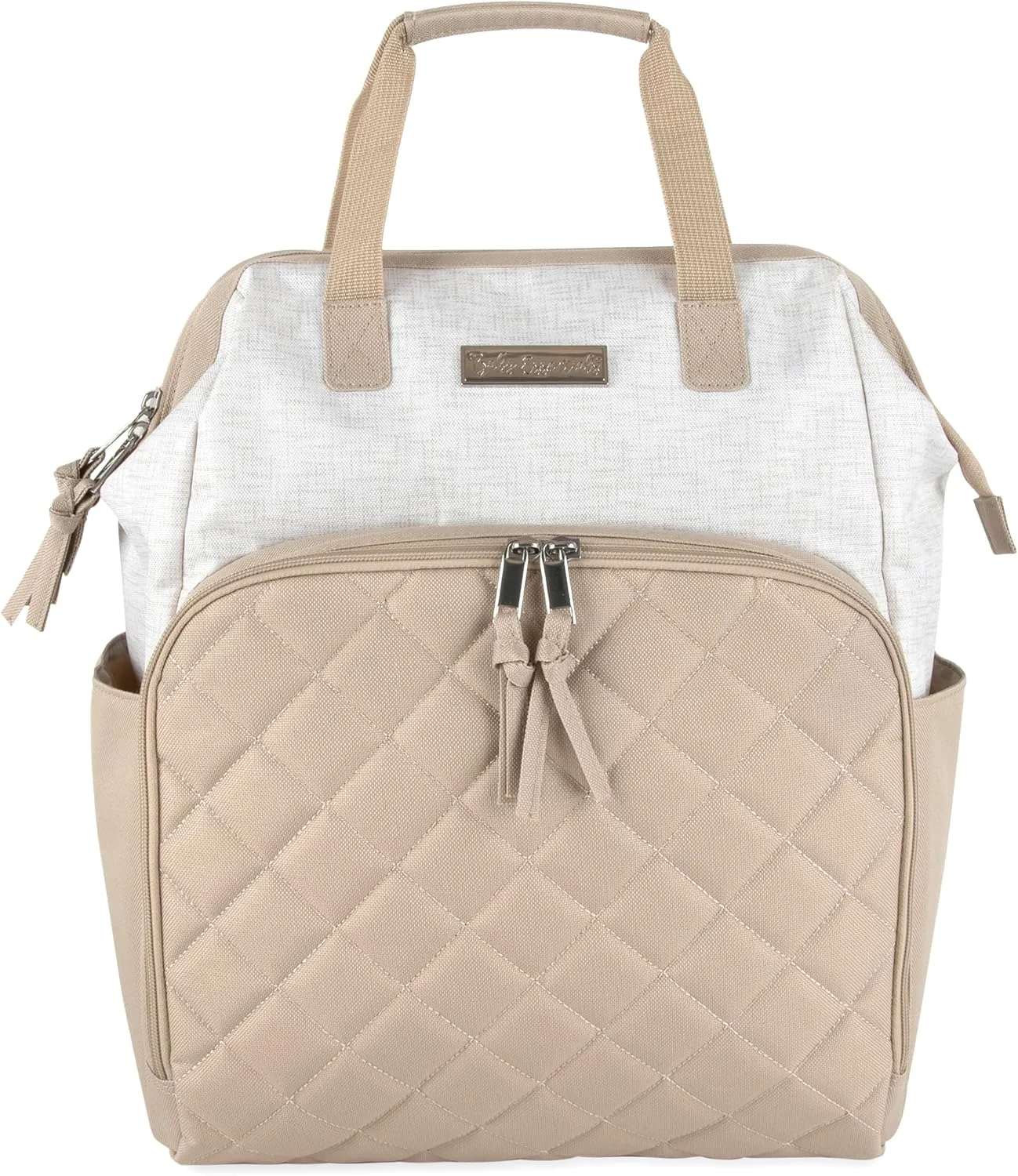 کیف کوله پشتی لوازم کودک - ظرفیت بزرگ، دارای محفظه خنک نگهدارنده عایق، طراحی قاب اصلی، پد تعویض و بندهای اتصال به کالسکه