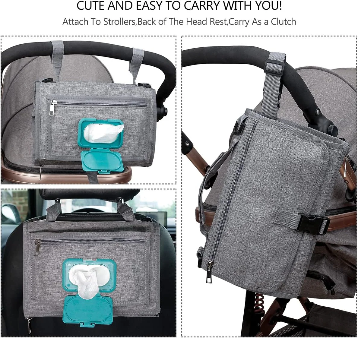 زیرانداز تعویض پوشک تاشو BIGTHREE، پد تعویض قابل حمل، کیف تعویض پوشک کودک با جیب دستمال مرطوب، پد تعویض ضد آب و قابل استفاده مجدد، لوازم ضروری نوزاد زیرانداز تعویض پوشک تاشو BIGTHREE، پد تعویض قابل حمل، کیف تعویض پوشک کودک با جیب دستمال مرطوب، پد تعویض ضد آب و قابل استفاده مجدد، لوازم ضروری نوزاد