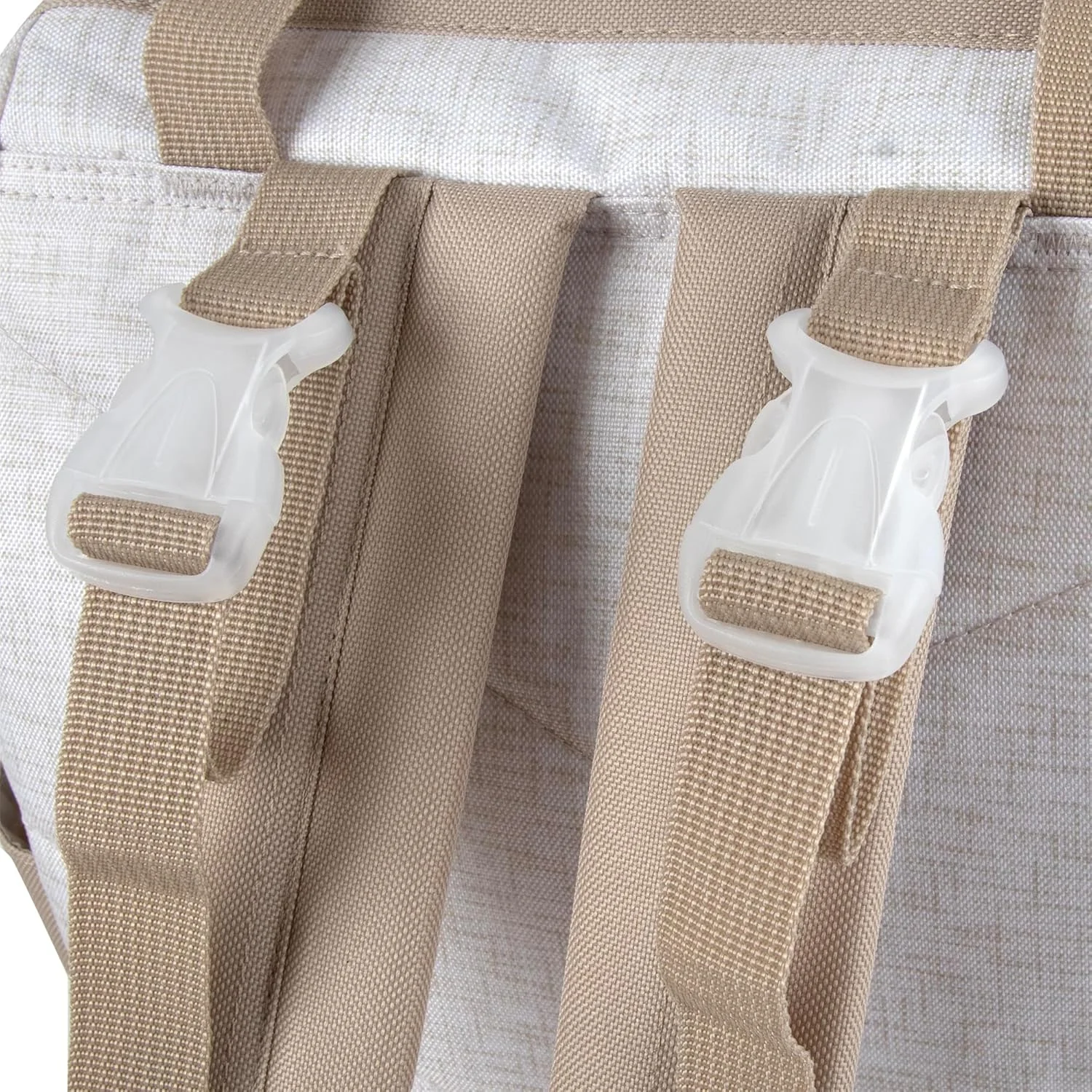 کیف کوله پشتی لوازم کودک - ظرفیت بزرگ، دارای محفظه خنک نگهدارنده عایق، طراحی قاب اصلی، پد تعویض و بندهای اتصال به کالسکه