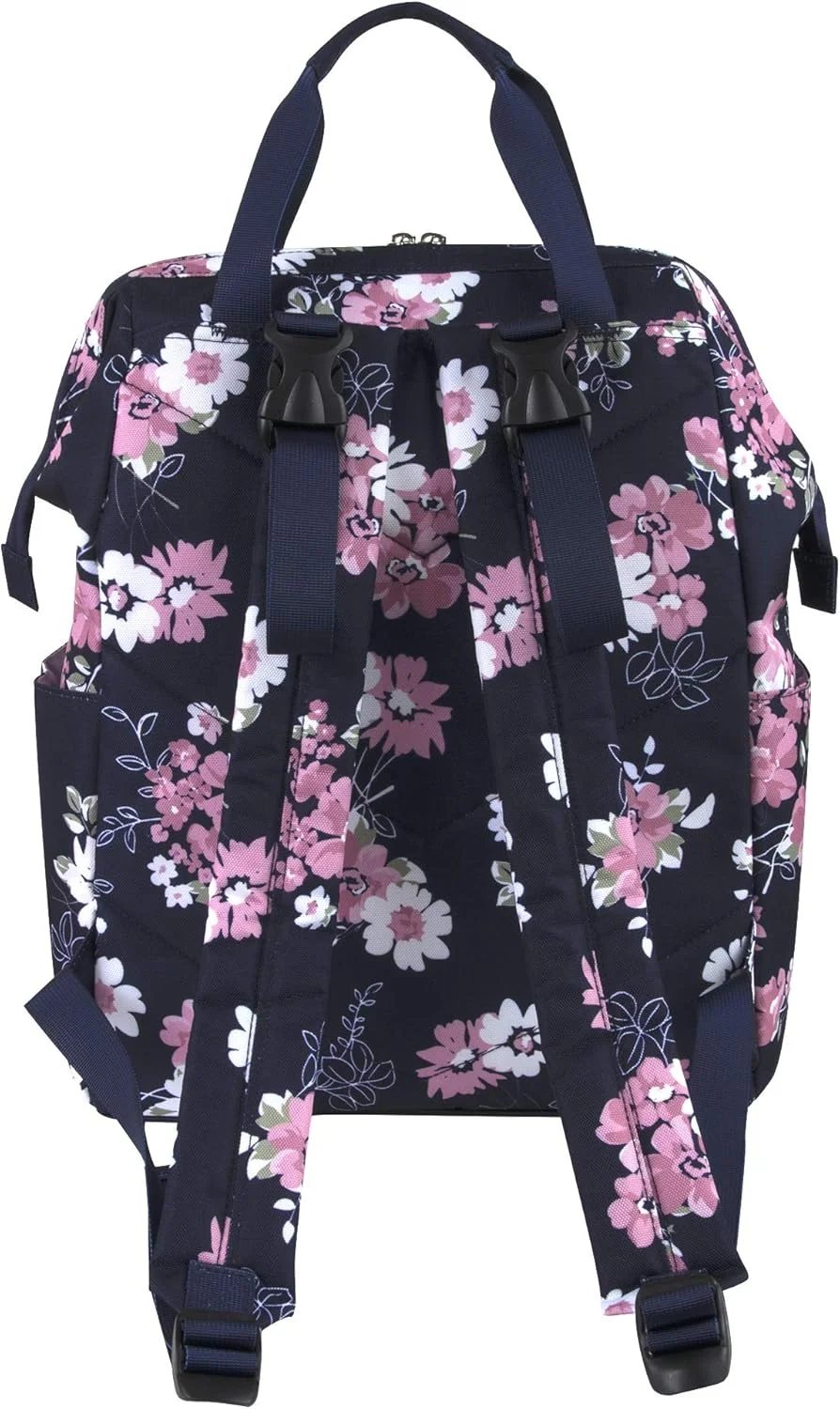 کیف پوشک کوله پشتی با قاب باز و کیف مسافرتی لوازم کودک با پد تعویض و بندهای کالسکه کیف پوشک کوله پشتی با قاب باز و کیف مسافرتی لوازم کودک با پد تعویض و بندهای کالسکه