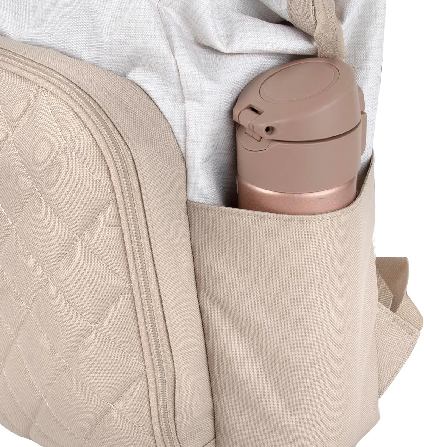 کیف کوله پشتی لوازم کودک - ظرفیت بزرگ، دارای محفظه خنک نگهدارنده عایق، طراحی قاب اصلی، پد تعویض و بندهای اتصال به کالسکه