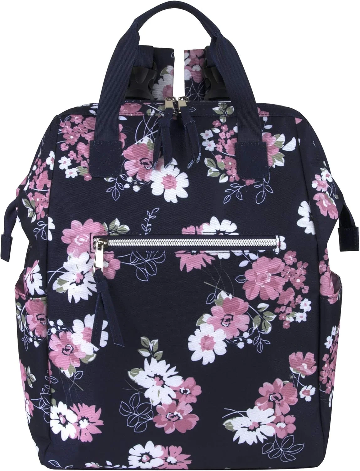 کیف پوشک کوله پشتی با قاب باز و کیف مسافرتی لوازم کودک با پد تعویض و بندهای کالسکه کیف پوشک کوله پشتی با قاب باز و کیف مسافرتی لوازم کودک با پد تعویض و بندهای کالسکه