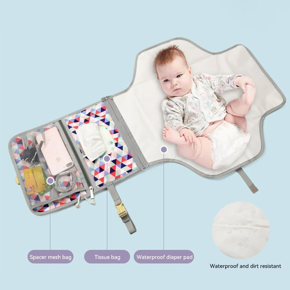 زیرانداز تعویض پوشک قابل حمل Defsedar، زیرانداز ضد آب میز تعویض مسافرتی برای نوزاد، زیرانداز تعویض پوشک با جیب دستمال مرطوب هوشمند، هدیه سیسمونی (قرمز) زیرانداز تعویض پوشک قابل حمل Defsedar، زیرانداز ضد آب میز تعویض مسافرتی برای نوزاد، زیرانداز تعویض پوشک با جیب دستمال مرطوب هوشمند، هدیه سیسمونی (قرمز)