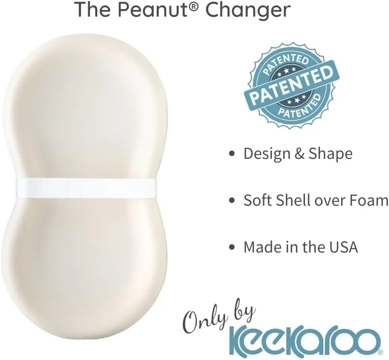 تشک تعویض پوشک کودک کیکارو مدل Peanut Changer Baby Vanilla - محصول اصلی ساخت آمریکا، پد تعویض آسان تمیز شونده و تنها پوسته روی فوم، کاملا نفوذ ناپذیر در برابر مایعات تشک تعویض پوشک کودک کیکارو مدل Peanut Changer Baby Vanilla - محصول اصلی ساخت آمریکا، پد تعویض آسان تمیز شونده و تنها پوسته روی فوم، کاملا نفوذ ناپذیر در برابر مایعات
