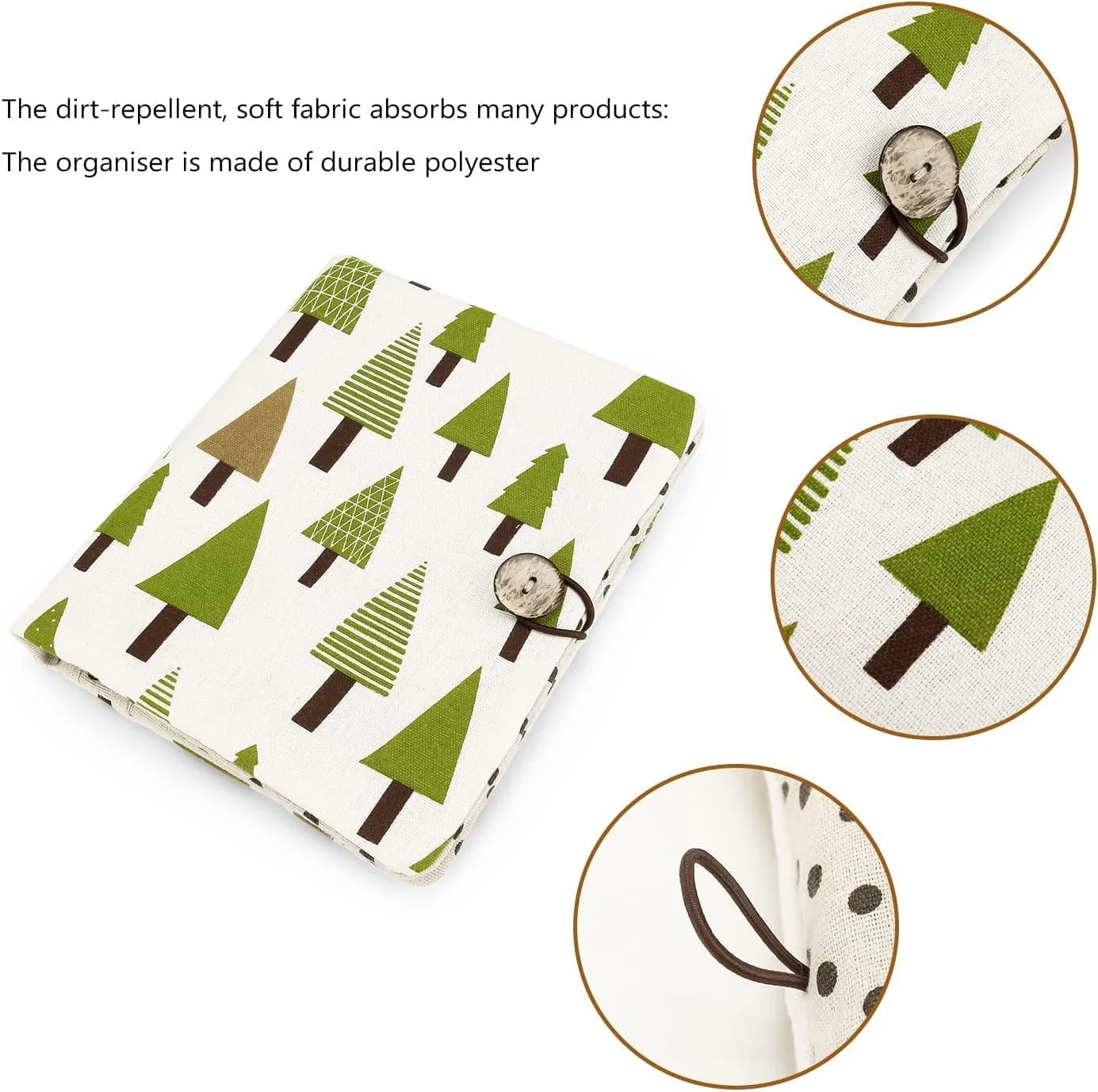 کیف ارگانایزر جداشدنی لوازم پوشک - ارگانایزر کیف 6 جیبه برای لوازم ضروری نوزاد، کیف دستی و کیف پول - پلی استر ضد آب و قابل تمیز کردن، کیف قابل حمل پوشک بچه با دسته (سبز جنگلی) کیف ارگانایزر جداشدنی لوازم پوشک - ارگانایزر کیف 6 جیبه برای لوازم ضروری نوزاد، کیف دستی و کیف پول - پلی استر ضد آب و قابل تمیز کردن، کیف قابل حمل پوشک بچه با دسته (سبز جنگلی)