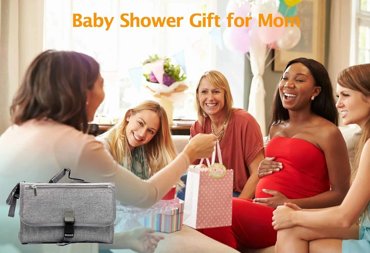 زیرانداز تعویض پوشک قابل حمل، زیرانداز تعویض قابل حمل برای نوزاد دختر و پسر، زیرانداز تعویض کودک با جیب دستمال مرطوب هوشمند، کیت ضد آب ایستگاه تعویض مسافرتی، هدیه سیسمونی، لوازم کودکانه یونیسکس