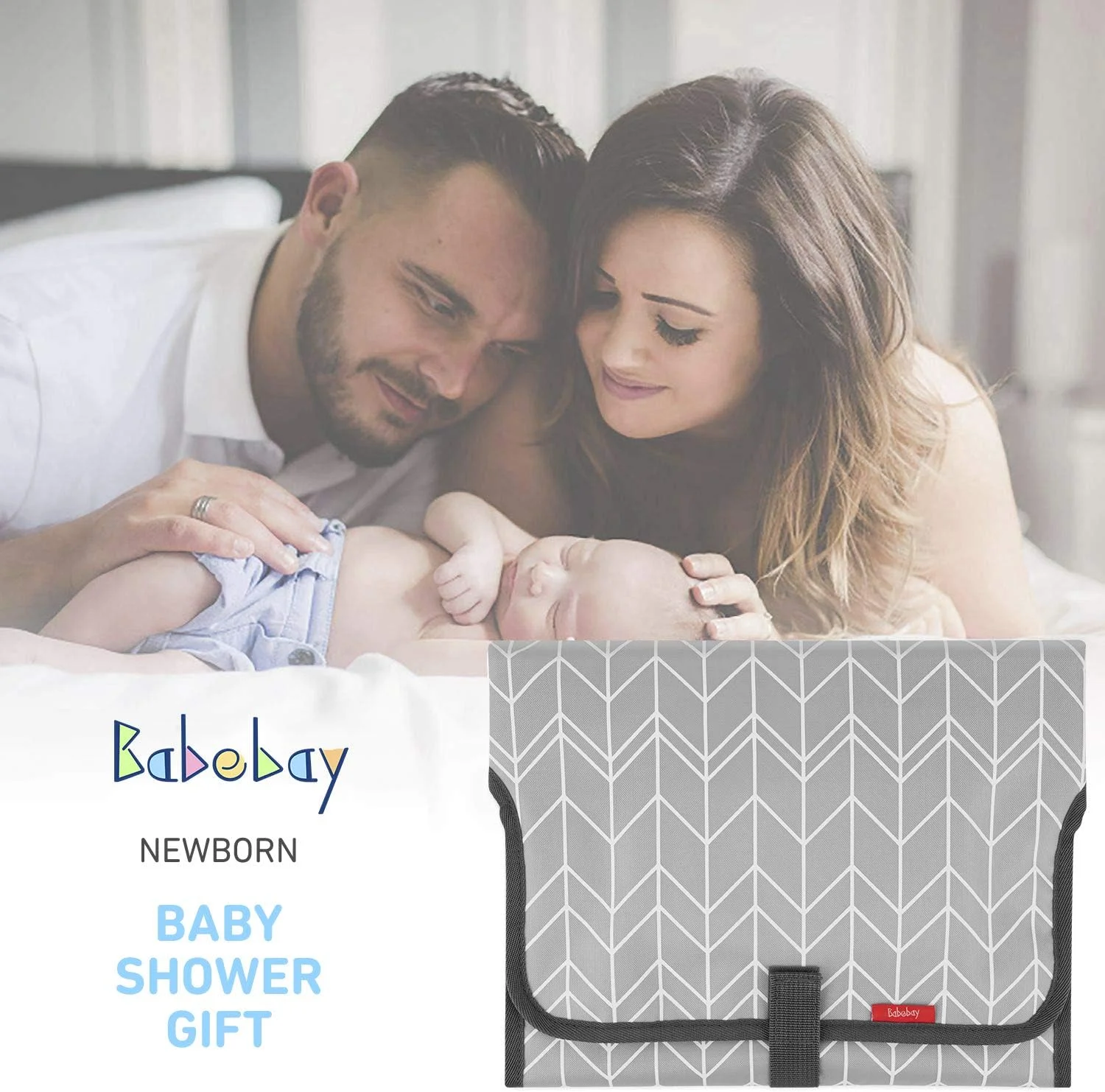 زیرانداز تعویض پوشک قابل حمل کودک، زیرانداز تعویض ضد آب مسافرتی برای مادران و پدران، با بالش داخلی، هدیه عالی برای سیسمونی