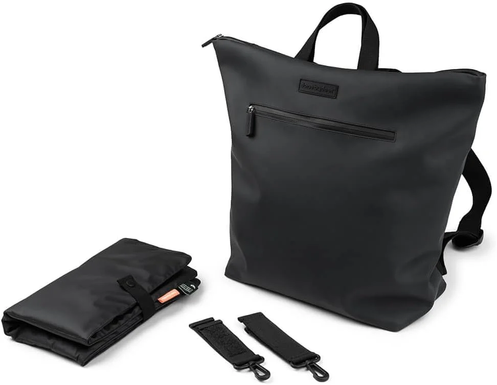 کیف کوله پشتی تعویض کودک Done by Deer - شامل زیرانداز تاشو و دو عدد قلاب اتصال به کالسکه - کیف تعویض ساخته شده از 100% پلی استر بازیافتی با پوشش PU