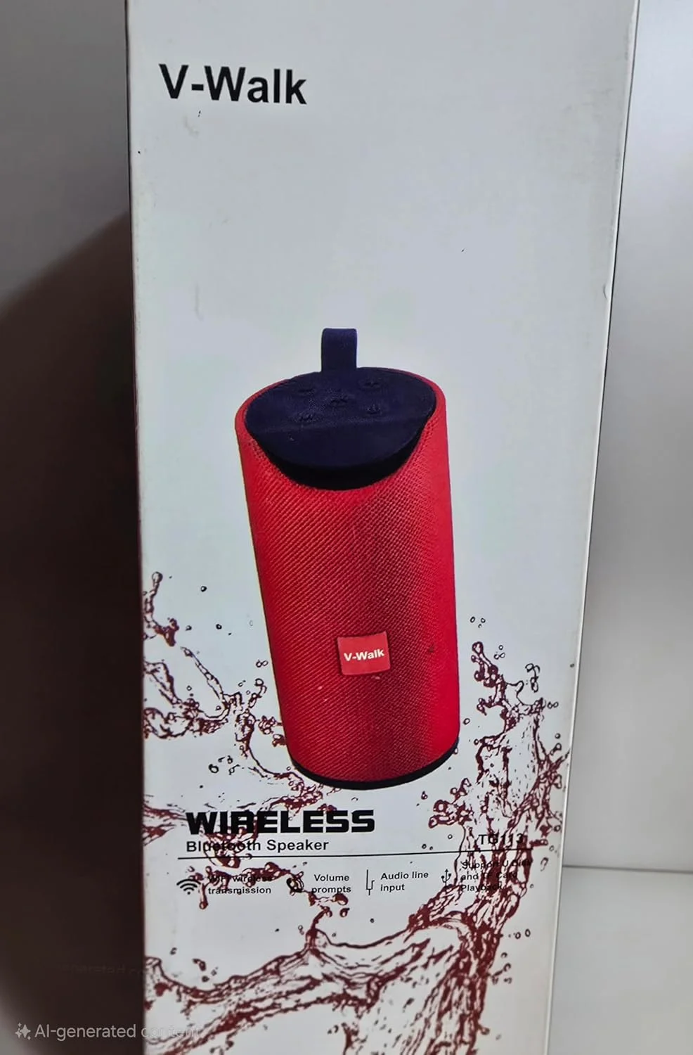 اسپیکر بلوتوث بی سیم، ضد آب، باتری 1200mAh، 3-4 ساعت پخش، تماس هندزفری