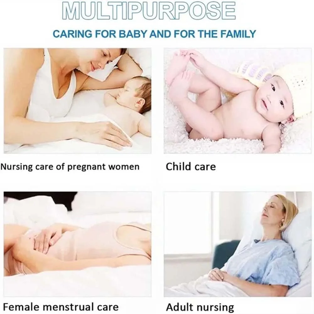 زیرانداز تعویض یکبار مصرف استار بیبی - 45 × 60 سانتی متر - بسته بزرگ 70 عددی - آبی/صورتی/سفید-رنگین کمان