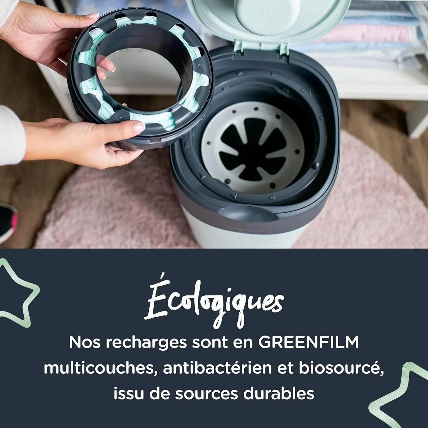 بسته 12 عددی پرکننده سطل پوشک تامی تیپی Sangenic Universal – سازگار با Twist & Click و Sangenic TEC، کاست های دفع پوشک برای نوزاد، محافظت در برابر بو و میکروب، لوازم ضروری تعویض پوشک کودک بسته 12 عددی پرکننده سطل پوشک تامی تیپی Sangenic Universal – سازگار با Twist & Click و Sangenic TEC، کاست های دفع پوشک برای نوزاد، محافظت در برابر بو و میکروب، لوازم ضروری تعویض پوشک کودک