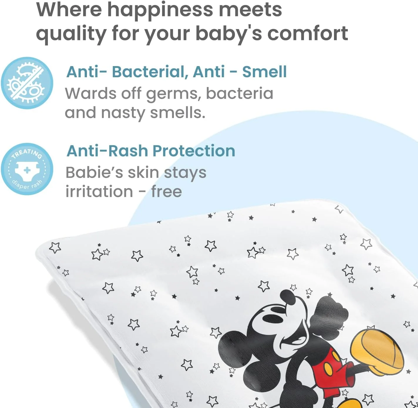 زیرانداز تعویض پوشک/تشک خواب/محافظ ضد آب تخت با فوم برای نوزاد تازه متولد شده، 3 عدد (65cm x 45 cm) (0-9 ماهگی) طرح ماشین زیرانداز تعویض پوشک/تشک خواب/محافظ ضد آب تخت با فوم برای نوزاد تازه متولد شده، 3 عدد (65cm x 45 cm) (0-9 ماهگی) طرح ماشین