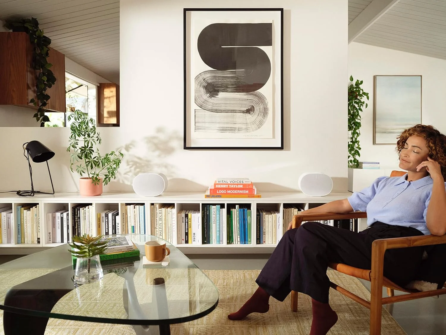 اسپیکر هوشمند صوتی فضایی Sonos Era 300 با WiFi، بلوتوث، سازگار با Amazon Alexa، Dolby Atmos - سفید