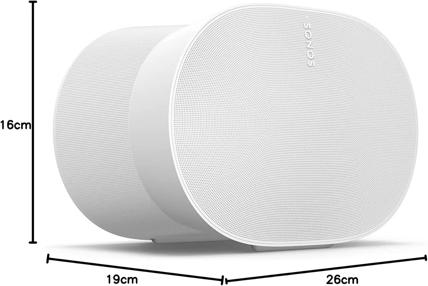 اسپیکر هوشمند صوتی فضایی Sonos Era 300 با WiFi، بلوتوث، سازگار با Amazon Alexa، Dolby Atmos - سفید