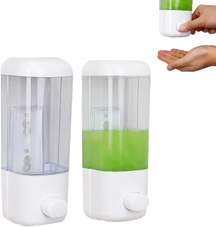 Alipis ست 2 عددی جا مایع دستشویی، جا شامپو، جا خمیر دندان، دیواری، مناسب حمام، دیواری، جا مایع صابون دیواری، جا شامپو دیواری، آویز