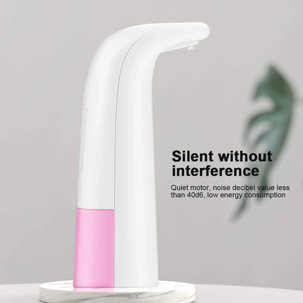 مایع دستشویی اتوماتیک 250 میلی لیتری، دستگاه پخش کننده مایع دست بدون لمس با سنسور حرکتی مادون قرمز با باتری برای حمام
