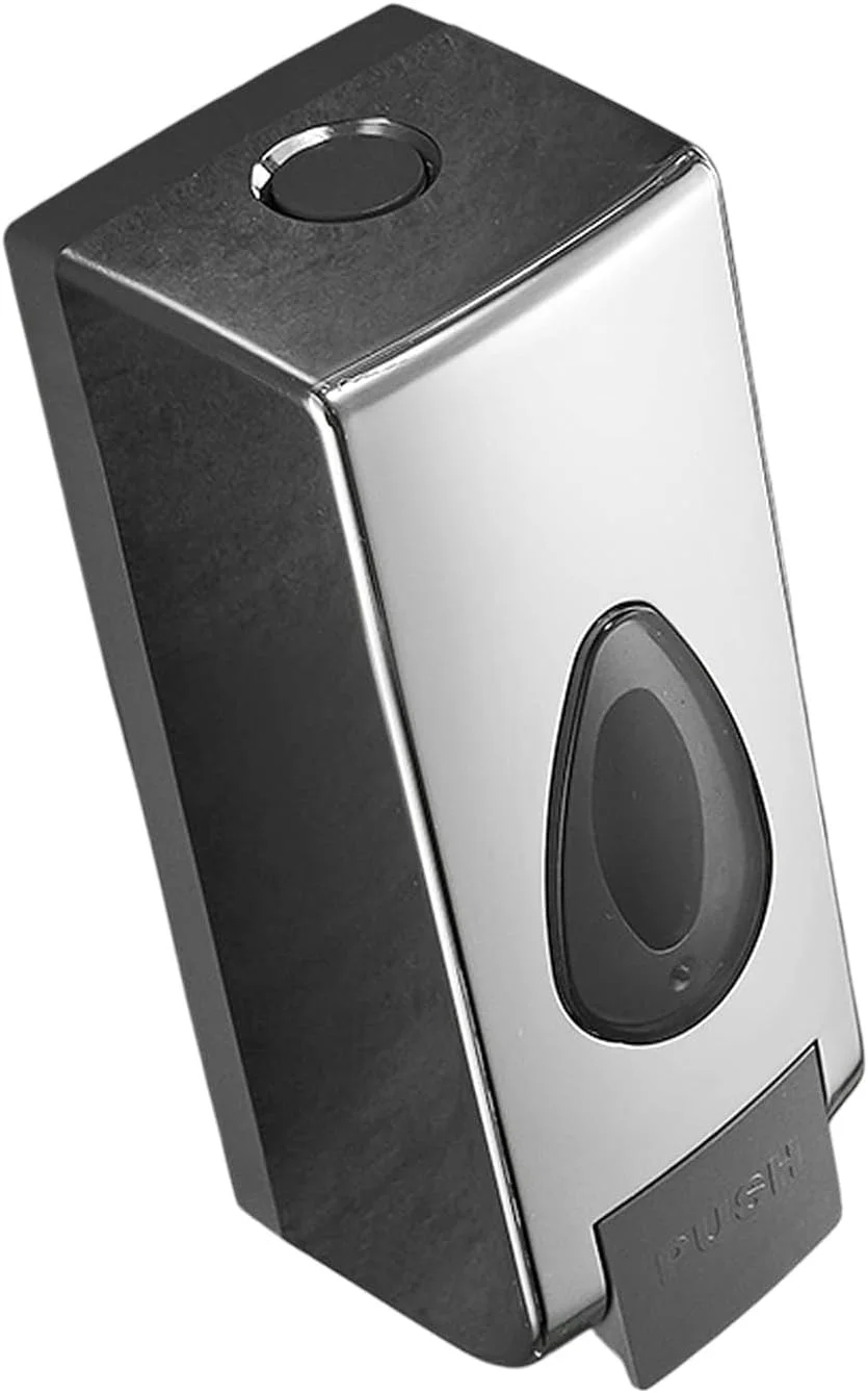 AZTON - 5001 - جا مایع دیواری یونیورسال - جا ژل دوش فشاری برای حمام و آشپزخانه، پر کردن آسان، طراحی ضد نشت - ایده آل برای صابون، شامپو، ضدعفونی کننده دست (500 میلی لیتر) AZTON - 5001 - جا مایع دیواری یونیورسال - جا ژل دوش فشاری برای حمام و آشپزخانه، پر کردن آسان، طراحی ضد نشت - ایده آل برای صابون، شامپو، ضدعفونی کننده دست (500 میلی لیتر)