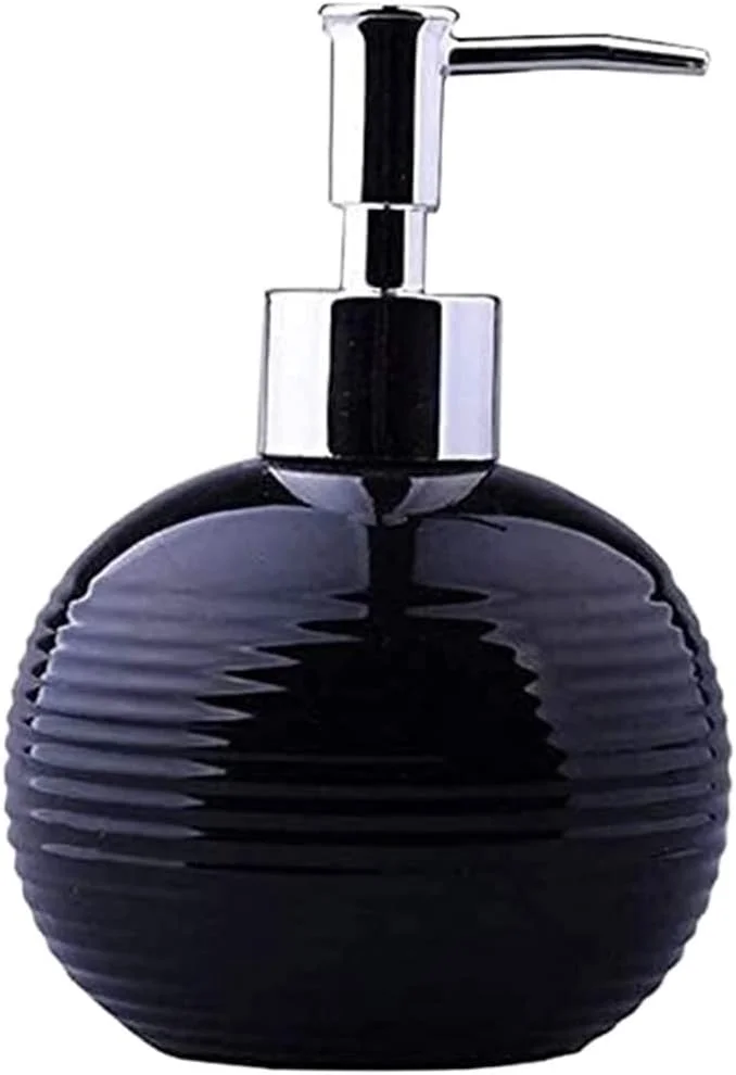 جا مایع دستشویی پمپی سرامیکی، بطری لوسیون، جا لوسیون حمام، جا شامپو