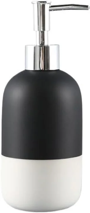 جا مایع دستشویی حمام 450 میلی لیتری با ظرفیت بزرگ، بطری با کیفیت بالا سرامیکی طرح قدیمی، بطری خالی فشاری، جا مایع صابون، جا مایع دستشویی