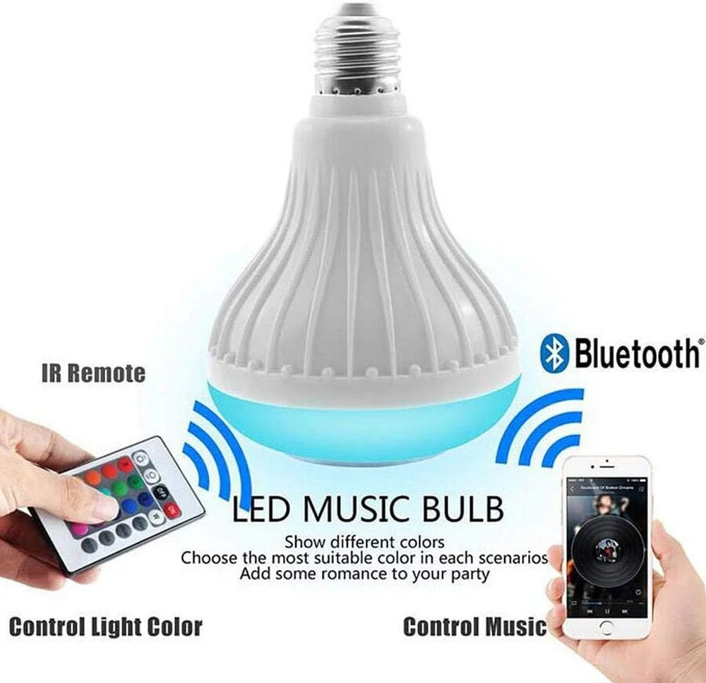 لامپ هوشمند LED با بلندگوی بلوتوثی 4.0