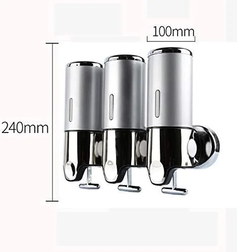 جامایع صابون کابینا هوم، شامپو، ژل، نرم کننده، پمپ مایع، نصب دیواری، ظرفیت بزرگ، بطری ضدعفونی کننده دست برای حمام و آشپزخانه 1500 میلی لیتر 500 میلی لیتر 1 جامایع صابون کابینا هوم، شامپو، ژل، نرم کننده، پمپ مایع، نصب دیواری، ظرفیت بزرگ، بطری ضدعفونی کننده دست برای حمام و آشپزخانه 1500 میلی لیتر 500 میلی لیتر 1